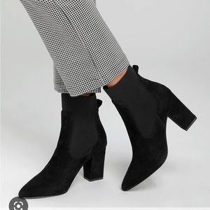 Steve Madden Richter Ankle Suede Sock Bootie 7.5